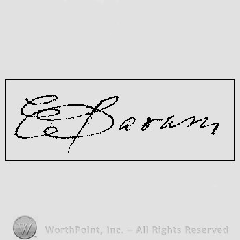Autograph/Signature : Charles Darwin.