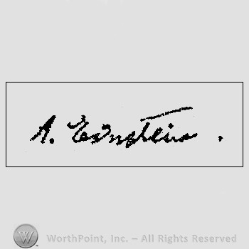 Autograph/Signature : Albert Einstein.