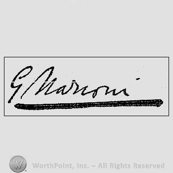 Autograph/Signature : Guglielmo Marconi.