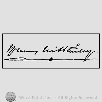 Autograph/Signature : Stanley, Henry Morton.