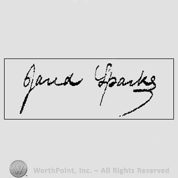 Autograph/Signature : Jared Sparks.