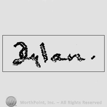 Autograph/Signature : Thomas Dylan.