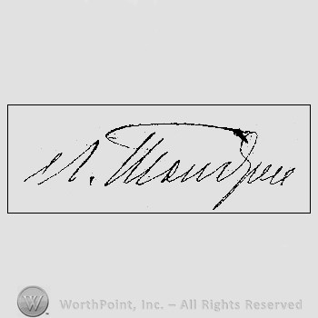 Autograph/Signature : Tolstoy Leo.