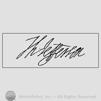 Autograph/signature: Jefferson Thomas.