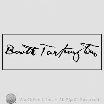 Autograph/signature: Tarkington Booth.