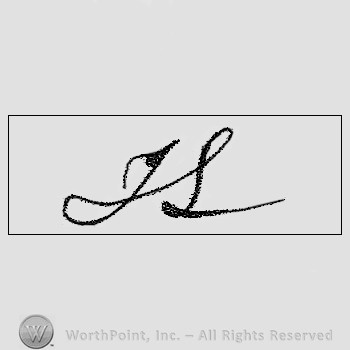 Autograph/signature : Longstreet James.
