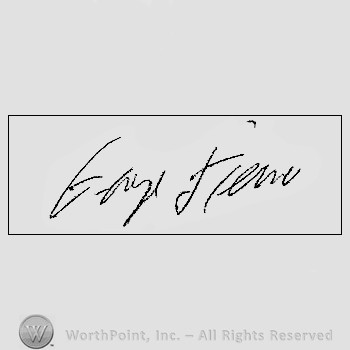 Autograph/signature : unknown.