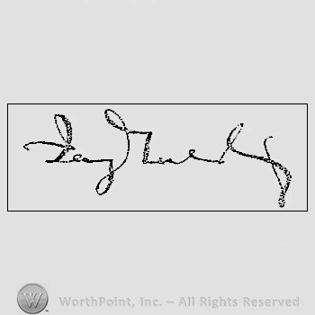 Autograph/signature : Gould Jay.