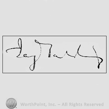 Autograph/signature : Gould Jay.