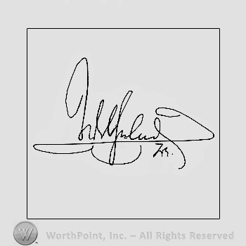 Autograph/signature : Wilhelm II.