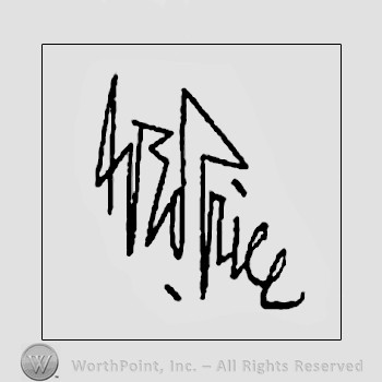 Autograph/signature : George Price.