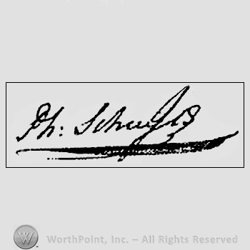 Autograph/signature: Schuyler Philip.