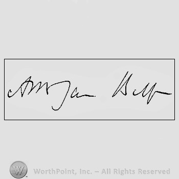 Autograph/signature: Balfour Arthur James.