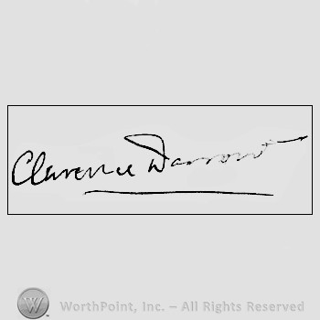 Autograph/signature: Darrow Clarence.