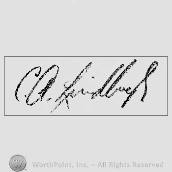 Autograph/signature: Lindbergh Charles A.