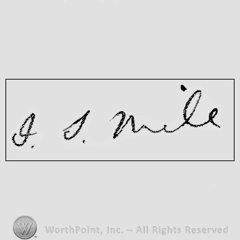 Autograph/signature: Mill John Stewart.