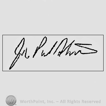 Autograph/signature: John Paul Stevens.