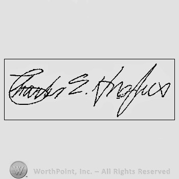 Autograph/signature: Charles Hughes.