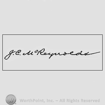 Autograph/signature: J.C. McReynolds.