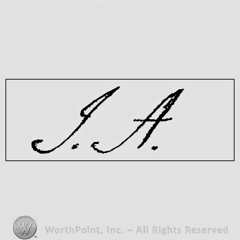 Autograph/signature: John Adams.