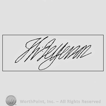 Autograph/signature: Jefferson Thomas.