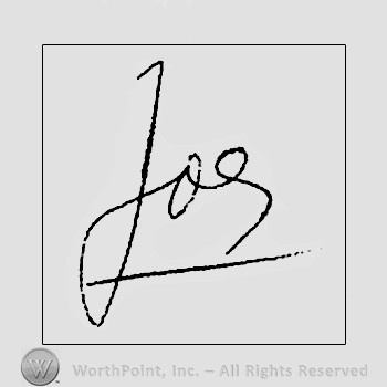 Autograph/signature: Baker Josephine.
