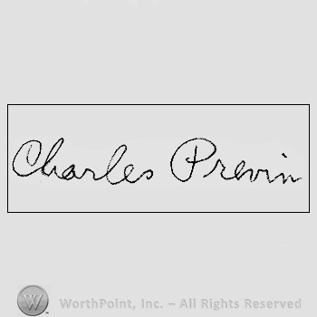Autograph/signature: Charles Previn.