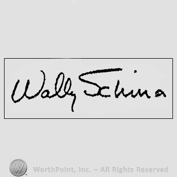 Autograph/signature : Walter Schirra.
