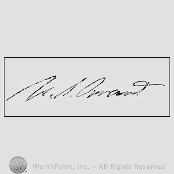 Autograph/signature : Grant Ulysses.