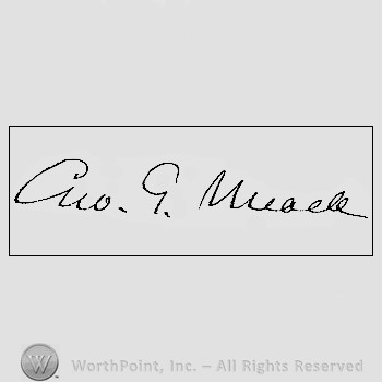 Autograph/signature : Meade George G.