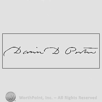 Autograph/signature : Porter David D.