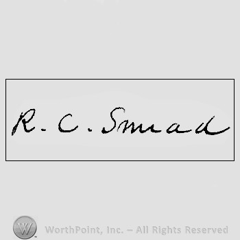 Autograph/signature : Smead Raphael C.