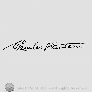 Autograph/signature : Guiteau Charles.