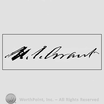 Autograph/signature : Grant Ulysses.