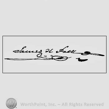 Autograph/signature : Polk James K.