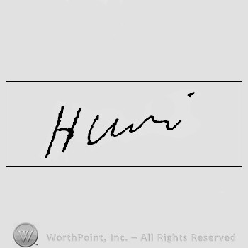 Autograph/signature : Toulous-Lautrec Henri.