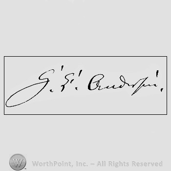Autograph/signature : Andersen Hans Christiansen.