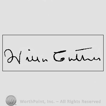 Autograph/signature : Cather Willa.
