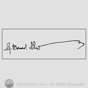 Autograph/signature : Shaw, George Bernard.