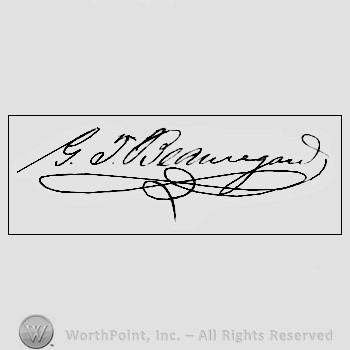 Autograph/signature : Beauregard P.G.T.