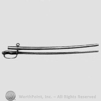 Army officer dress/parade sabre; sword.