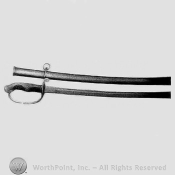 Army officer sword scabbard.