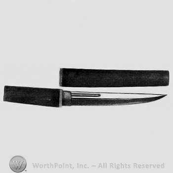 Tanto in Shira-Saya; sword.