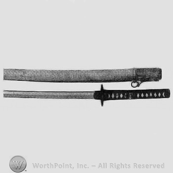 Unsigned Shinto Katana; sword.