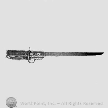 Type 30 variation ,,C" bayonet, scabbard & frog.