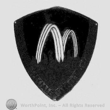 Letter M on a shield.
