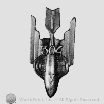 Bomber with wings; number 304 over.