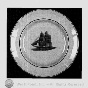 Glass pattern : Flying Cloud.