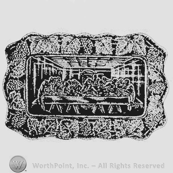 Glass pattern : Lord's Supper Plate.