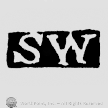 The letters SW written in uppercase